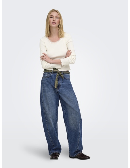 Jean Barrel Medium Blue Denim ONLFENLEY ONLY - 1 | GIÙ